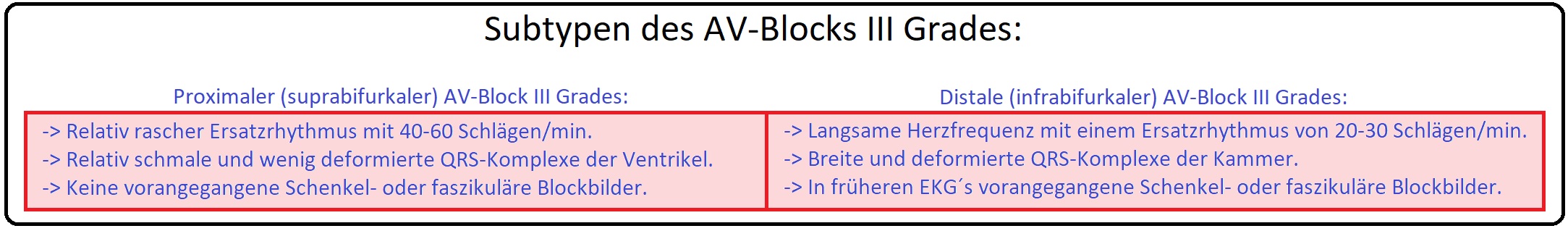 1030 Subtypen des AV Blocks III Grades